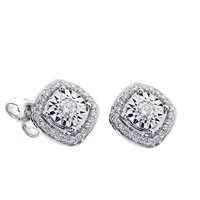 Pendientes Bliss Mujer Rugiada in Oro blanco Diamante 0.33 Ct 20087977 - 20087977